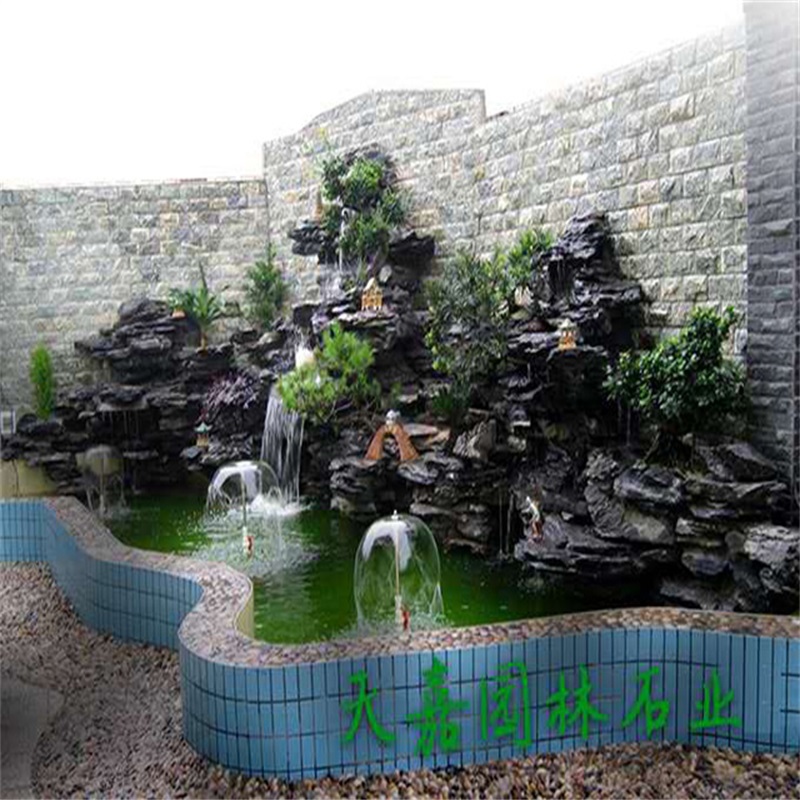 奇台小庭院水景设计